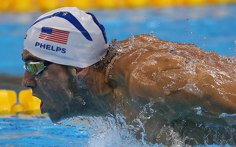 Phelps broke the world record with a total of 28 Olympic medals(图3）