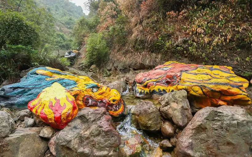Largest display of 3D painted rocks(图3）