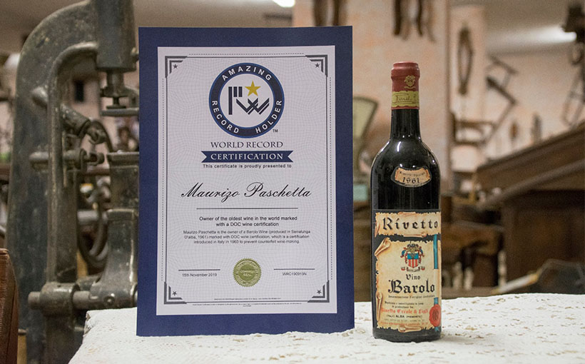 Owner of the oldest wine in the world marked with a DOC wine certification(图2）