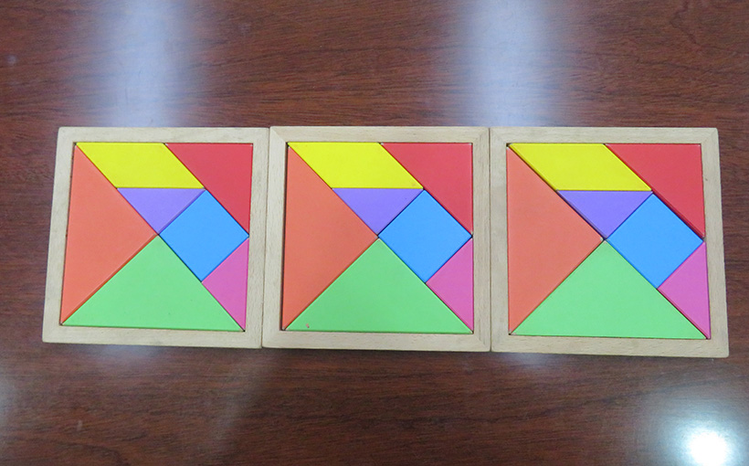 Fastest time to make three squares with three tangram sets (broken)(图3）