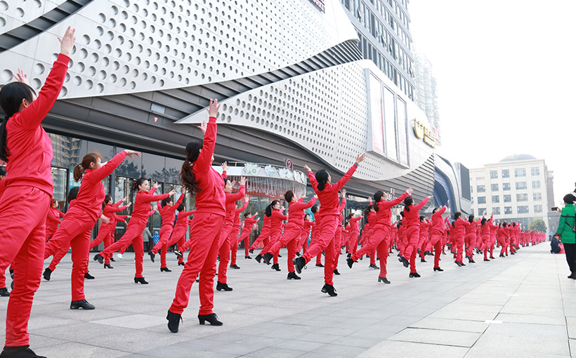 Most cities performing a dance(图3）