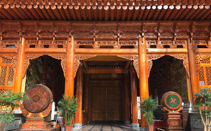 Largest wooden courtyard(图2）