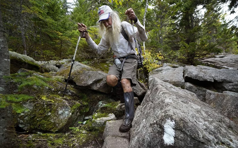 Oldest hiker to complete the Appalachian Trail(图5）