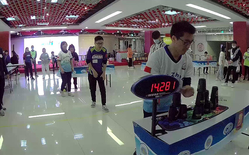 Fastest sport stacking timed 3-6-3 relay (25+ age group)(图4）