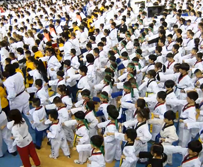 The biggest scale taekwondo pr