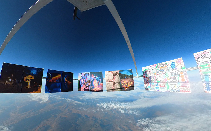 Most Artworks Exhibited in the Stratosphere(图1）