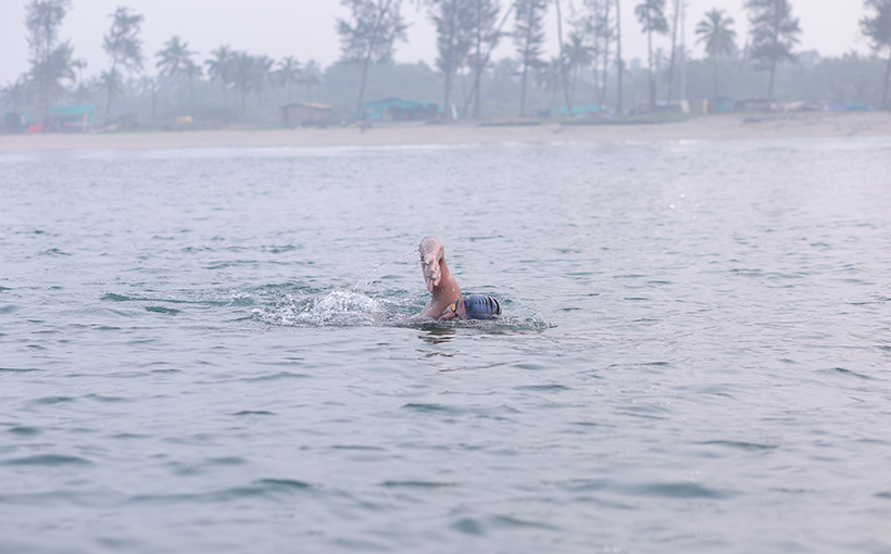 Fastest Time to Swim from Querim to Ashvem Beach, Goa(图3）