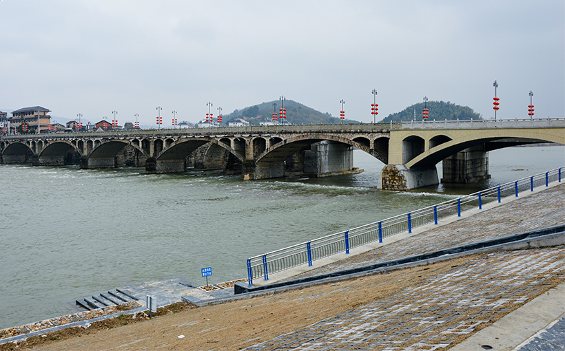 Longest stone arch bridge with an extension(图2）