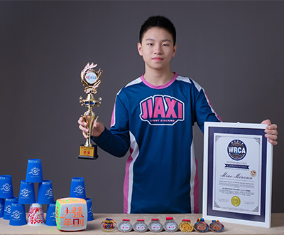 Stackswrld Fastest time to complete 10 individual cycle sport stacking stacks ...